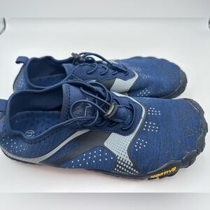 NORTIV 8 Water Shoes Aqua Swim Trail Slip On Sneakers Navy 6.5